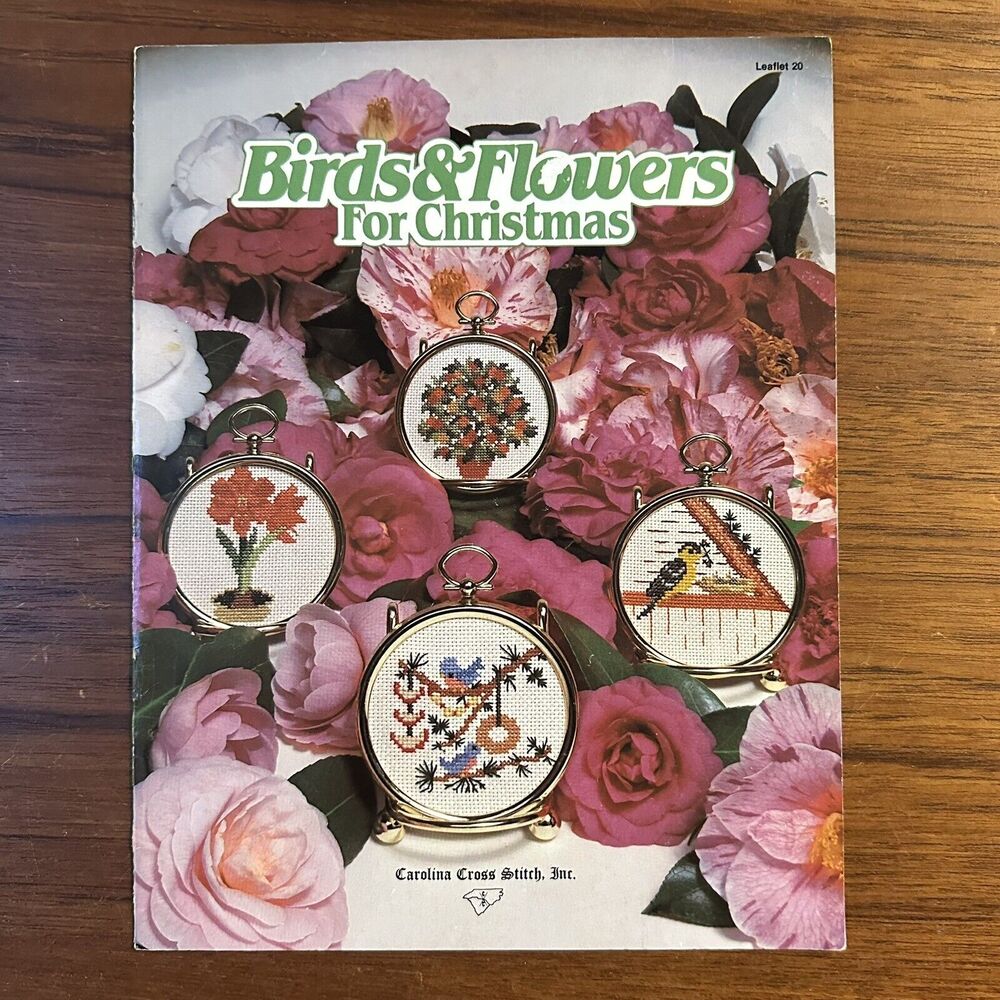 Birds & Flowers for Christmas Cross Stitch | Carolina Cross Stitch #20